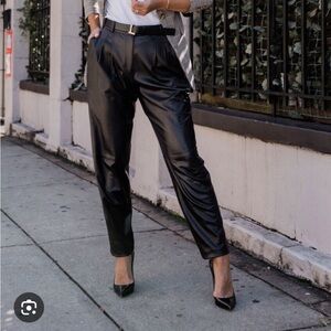 New BLANKNYC Black veagan Leather Pants